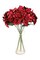 33" Poinsettia Burgundy– Artificial Holiday Glitter Décor Flower, Christmas Faux Plant for Home, Wreaths & Centerpieces, Set of 12